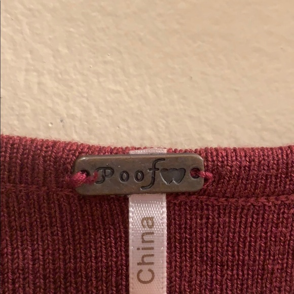 Maroon Sweater Dress - Picture 5 of 8